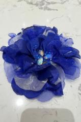 チョイスオリジナル　花飾り　ブルー